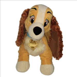 LADY Plush From DISNEY'S LADY And THE TRAMP Stuffed Dog 12"